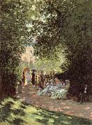Claude Monet Monceau Park painting